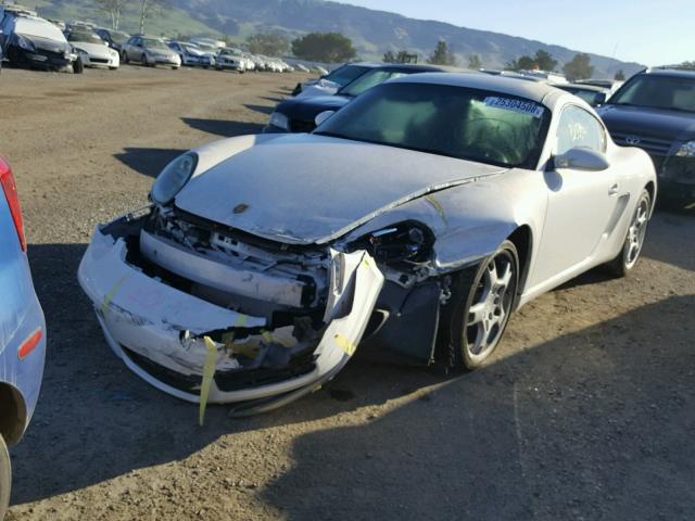 WP0AB29866U780817 - 2006 PORSCHE CAYMAN S WHITE photo 2