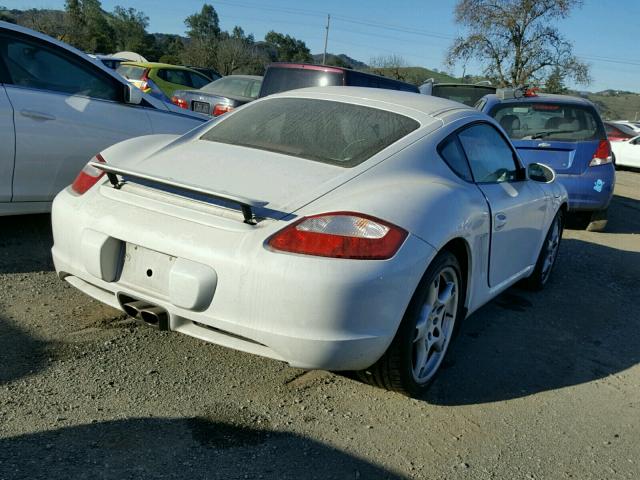 WP0AB29866U780817 - 2006 PORSCHE CAYMAN S WHITE photo 4