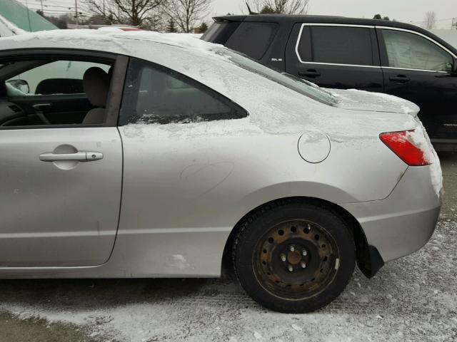 2HGFG1B69AH523867 - 2010 HONDA CIVIC LX SILVER photo 10