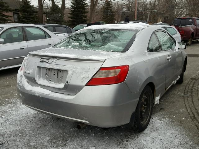 2HGFG1B69AH523867 - 2010 HONDA CIVIC LX SILVER photo 4