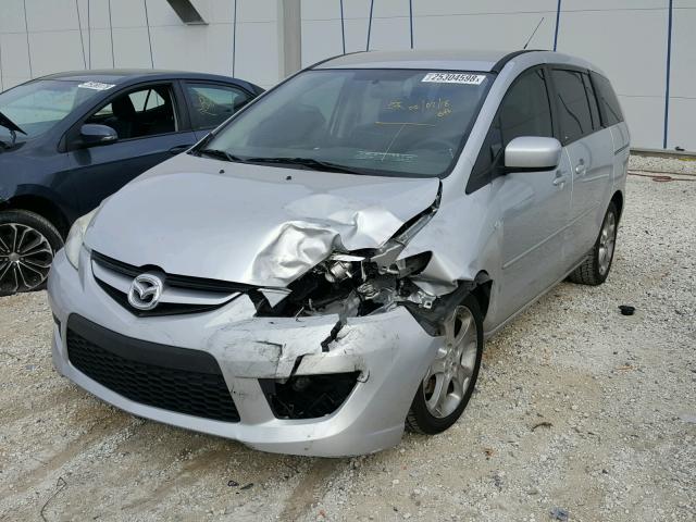 JM1CR293980312714 - 2008 MAZDA 5 SILVER photo 2