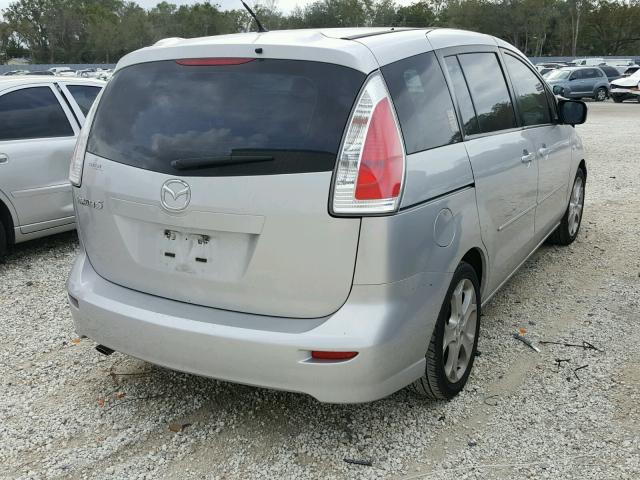 JM1CR293980312714 - 2008 MAZDA 5 SILVER photo 4