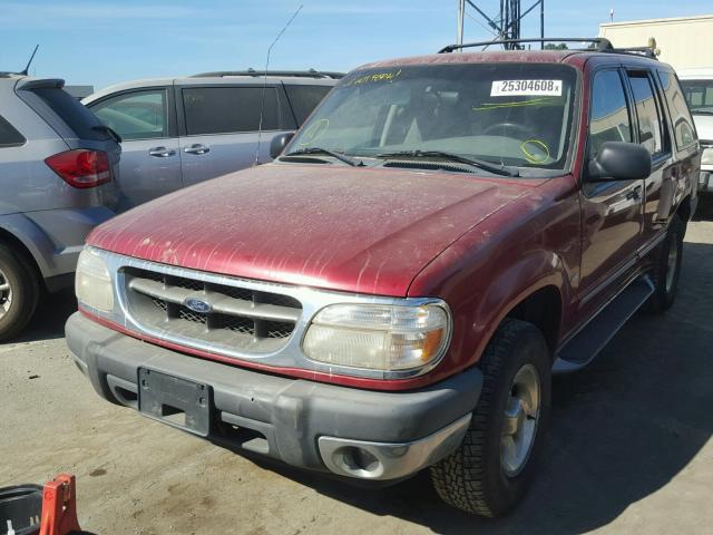 1FMZU83P61ZA45181 - 2001 FORD EXPLORER X RED photo 2