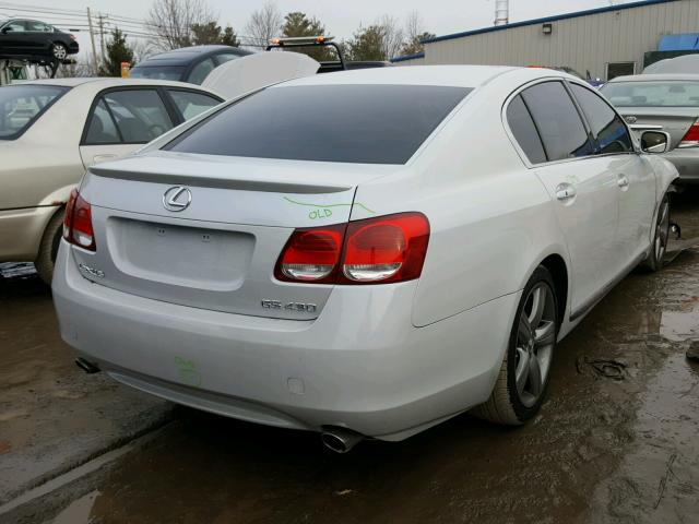 JTHBN96S165006519 - 2006 LEXUS GS GENERAT WHITE photo 4