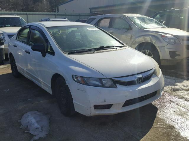 2HGFA1F37AH559820 - 2010 HONDA CIVIC VP WHITE photo 1