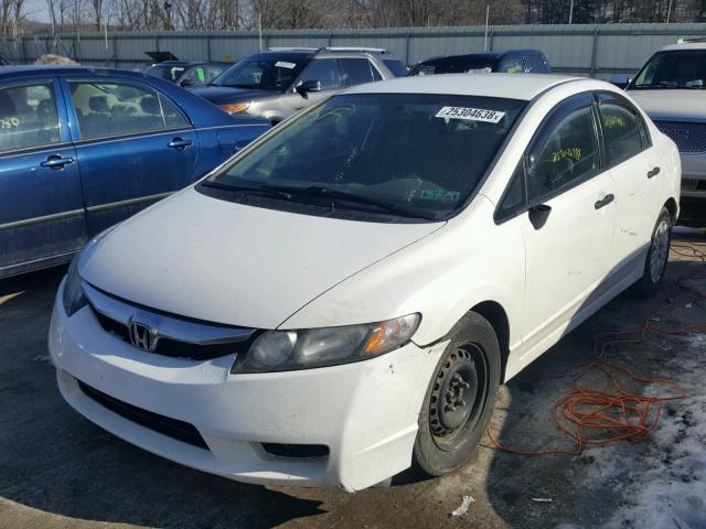 2HGFA1F37AH559820 - 2010 HONDA CIVIC VP WHITE photo 2