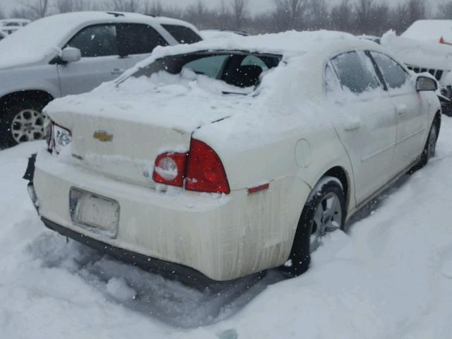 1G1ZH57B784297897 - 2008 CHEVROLET MALIBU 1LT WHITE photo 4