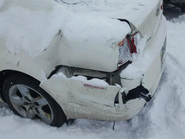 1G1ZH57B784297897 - 2008 CHEVROLET MALIBU 1LT WHITE photo 9