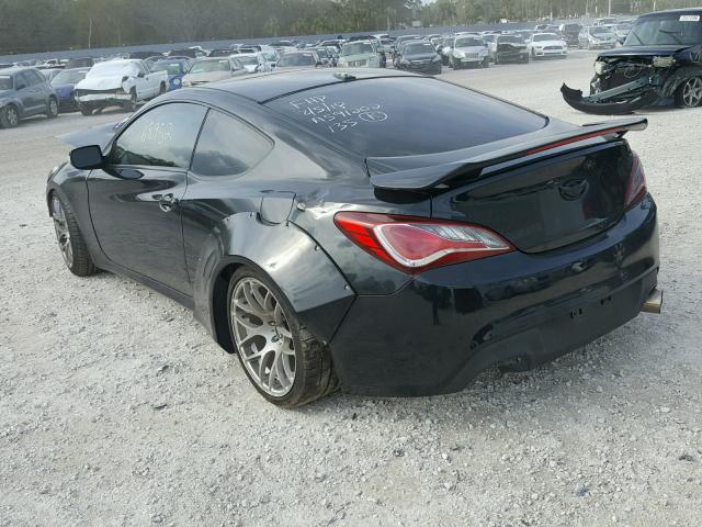 KMHHU6KJ9FU122790 - 2015 HYUNDAI GENESIS CO BLACK photo 3