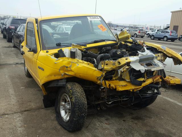 1FTYR10U42PB65528 - 2002 FORD RANGER YELLOW photo 1