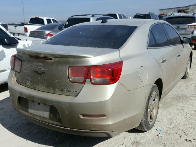 1G11B5SL6EF215110 - 2014 CHEVROLET MALIBU LS 米色 照片 4