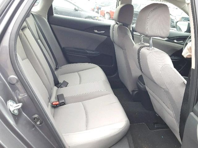 2HGFC2F79JH509102 - 2018 HONDA CIVIC EX ნაცრისფერი ფოტო 6