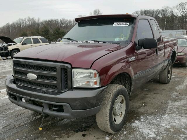 1FTNX21F5YEC74471 - 2000 FORD F250 SUPER MAROON photo 2