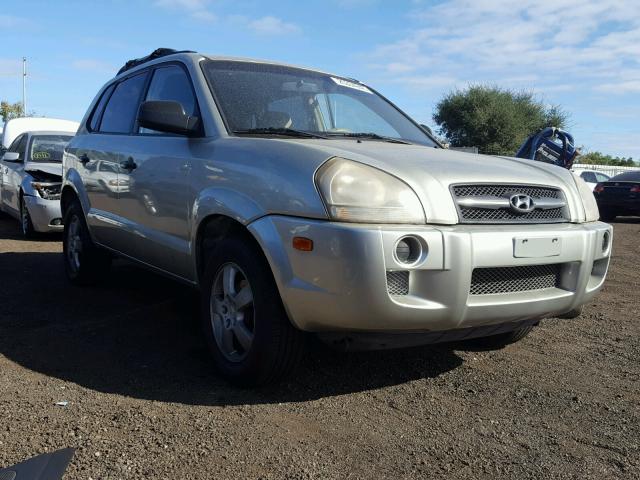 KM8JM12B76U249860 - 2006 HYUNDAI TUCSON GL SILVER photo 1