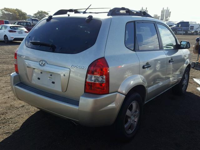 KM8JM12B76U249860 - 2006 HYUNDAI TUCSON GL SILVER photo 4