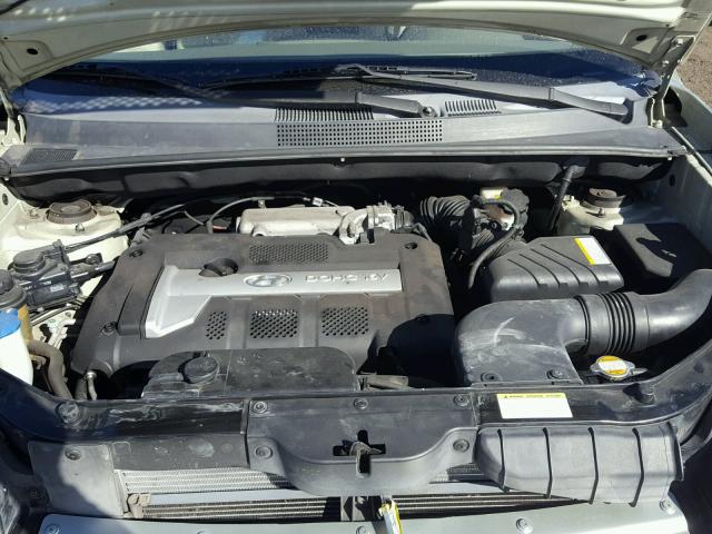 KM8JM12B76U249860 - 2006 HYUNDAI TUCSON GL SILVER photo 7