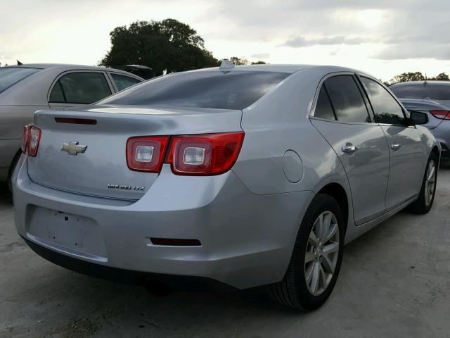 1G11H5SA6DF244568 - 2013 CHEVROLET MALIBU LTZ SILVER photo 4