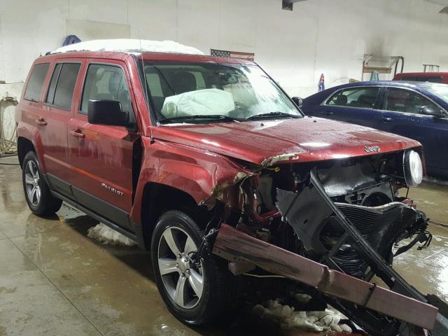 1C4NJRFB5GD501114 - 2016 JEEP PATRIOT LA RED photo 1