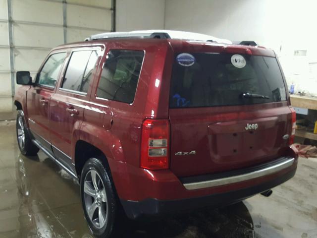 1C4NJRFB5GD501114 - 2016 JEEP PATRIOT LA RED photo 3