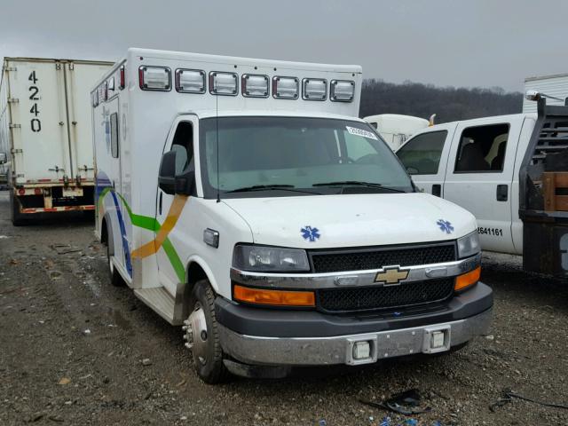 1GB3G2CL7D1180351 - 2013 CHEVROLET EXPRESS G3 WHITE photo 1