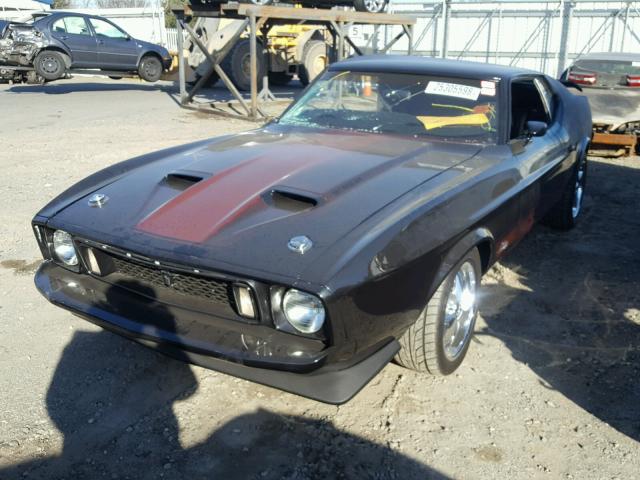 3F05H139902 - 1973 FORD MUSTANG BLACK photo 2