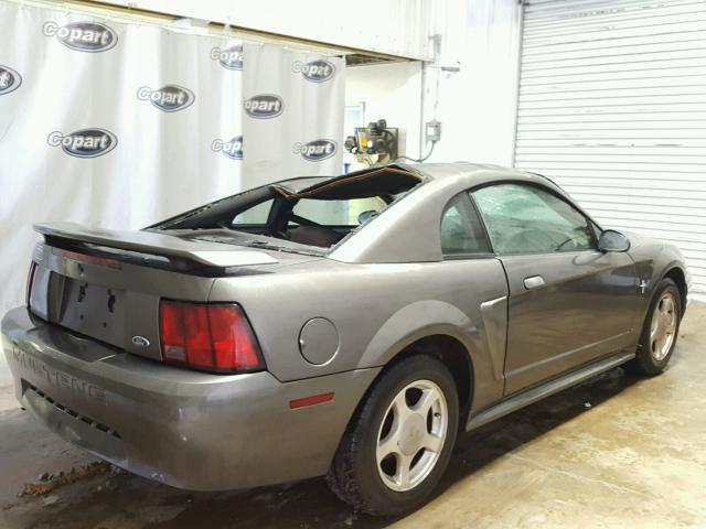 1FAFP40413F358991 - 2003 FORD MUSTANG GRAY photo 4