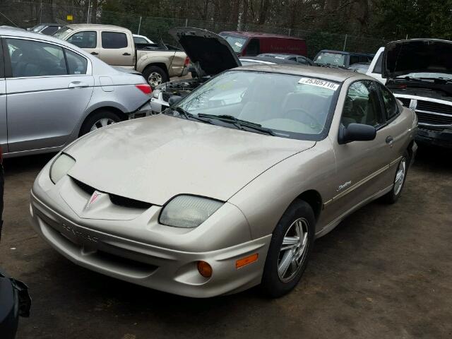 1G2JB1241Y7271077 - 2000 PONTIAC SUNFIRE SE GOLD photo 2