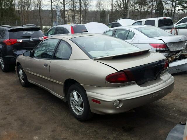 1G2JB1241Y7271077 - 2000 PONTIAC SUNFIRE SE GOLD photo 3