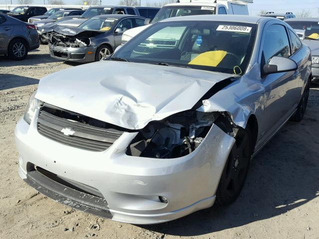 1G1AP11P067710588 - 2006 CHEVROLET COBALT SS SILVER photo 2