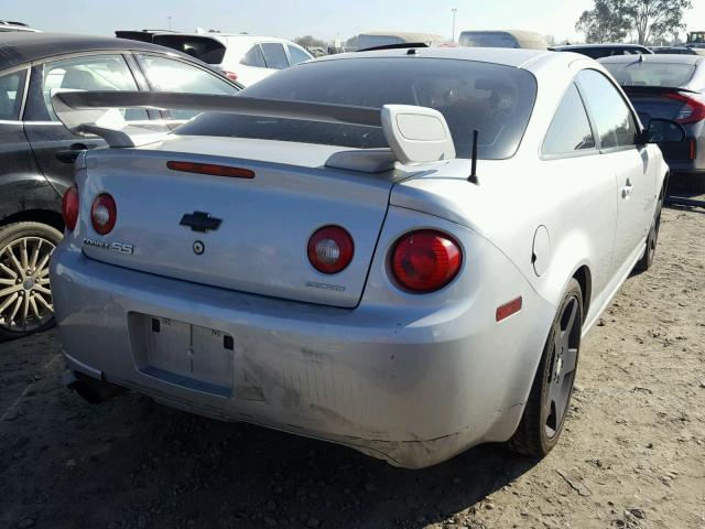 1G1AP11P067710588 - 2006 CHEVROLET COBALT SS SILVER photo 4