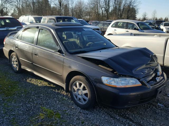 JHMCG56792C001772 - 2002 HONDA ACCORD SE BLACK photo 1