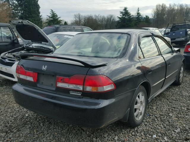 JHMCG56792C001772 - 2002 HONDA ACCORD SE BLACK photo 4