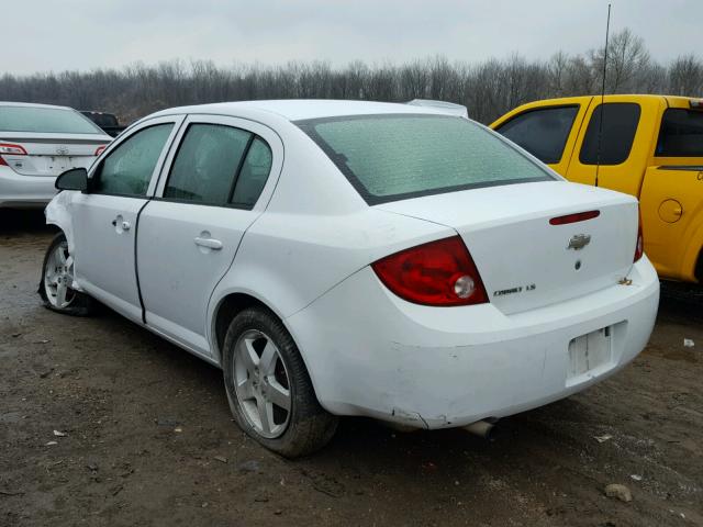 1G1AK55F277143793 - 2007 CHEVROLET COBALT LS WHITE photo 3