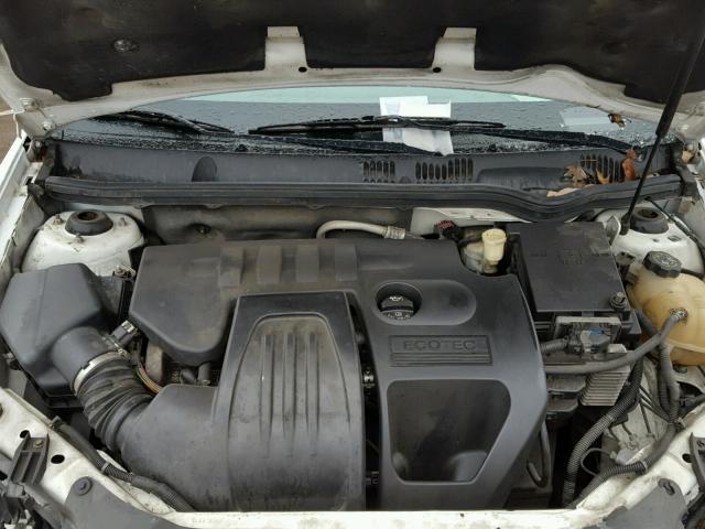 1G1AK55F277143793 - 2007 CHEVROLET COBALT LS WHITE photo 7