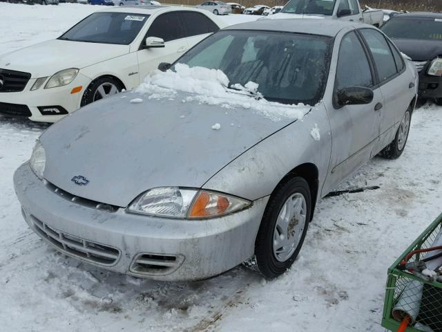 1G1JF5240Y7256182 - 2000 CHEVROLET CAVALIER L SILVER photo 2