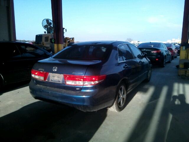 1HGCM56604A137127 - 2004 HONDA ACCORD EX BLUE photo 4