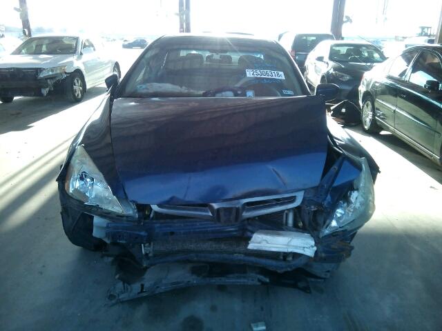 1HGCM56604A137127 - 2004 HONDA ACCORD EX BLUE photo 9