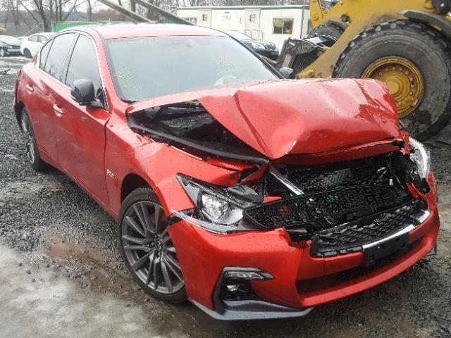 JN1FV7AR5JM480342 - 2018 INFINITI Q50 RED SP RED photo 1