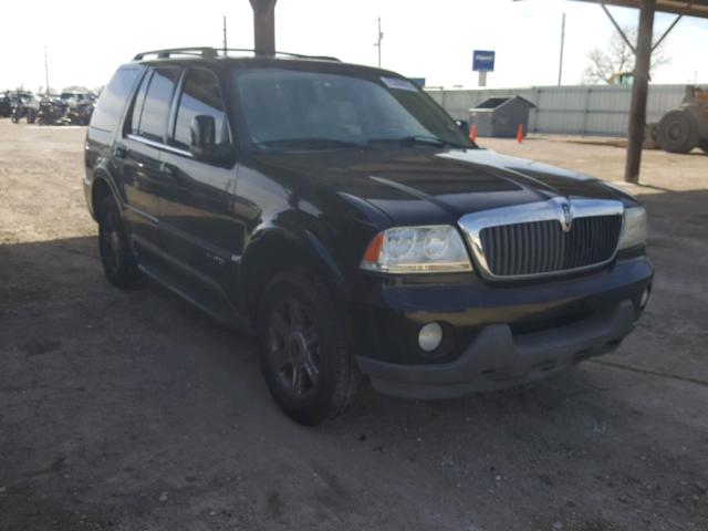 5LMEU68H54ZJ44032 - 2004 LINCOLN AVIATOR BLACK photo 1