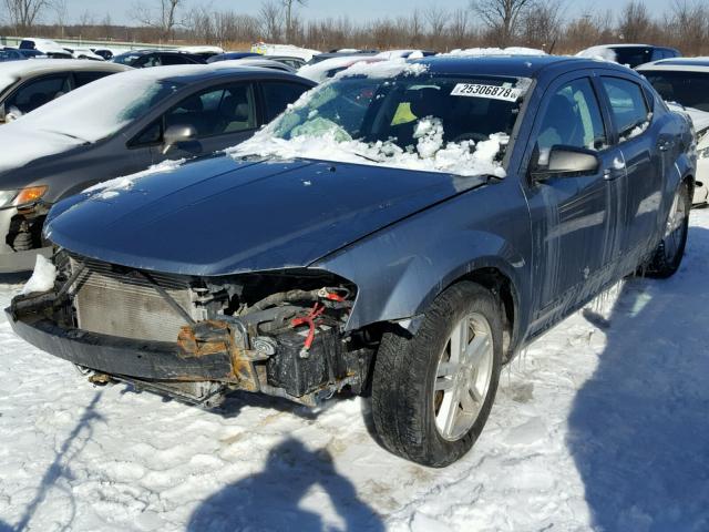 1B3LC56K58N265720 - 2008 DODGE AVENGER SX SILVER photo 2