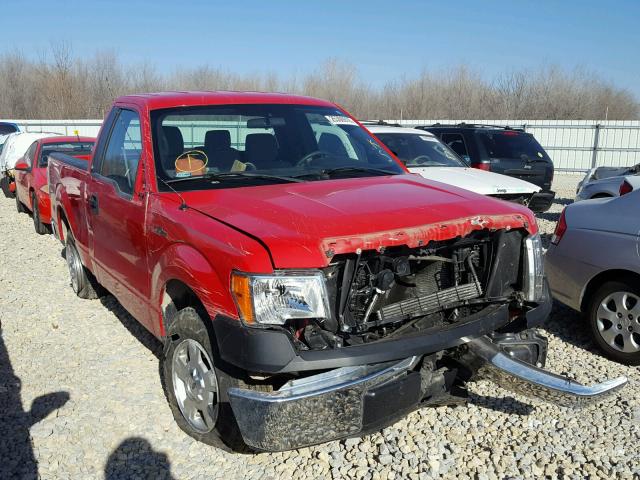 1FTMF1CM9EKD05805 - 2014 FORD F150 RED photo 1