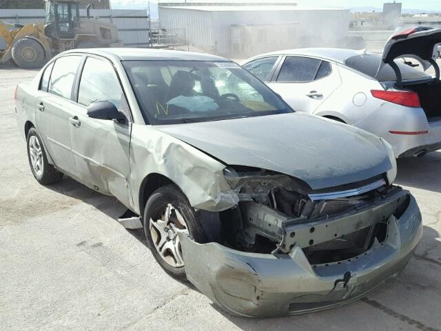 1G1ZS53876F246347 - 2006 CHEVROLET MALIBU LS GREEN photo 1