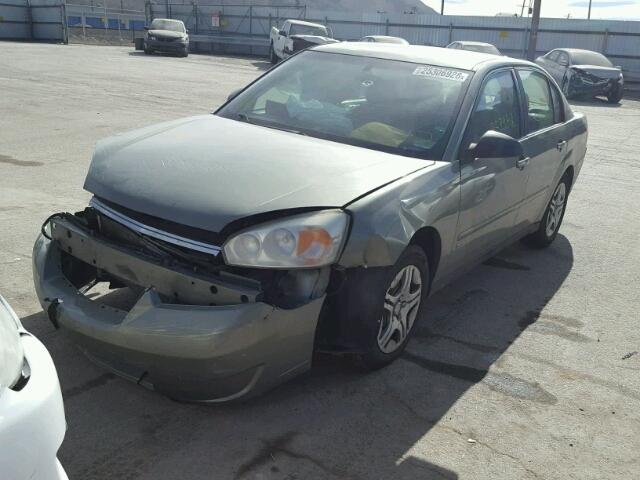 1G1ZS53876F246347 - 2006 CHEVROLET MALIBU LS GREEN photo 2