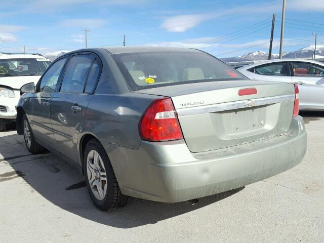 1G1ZS53876F246347 - 2006 CHEVROLET MALIBU LS GREEN photo 3