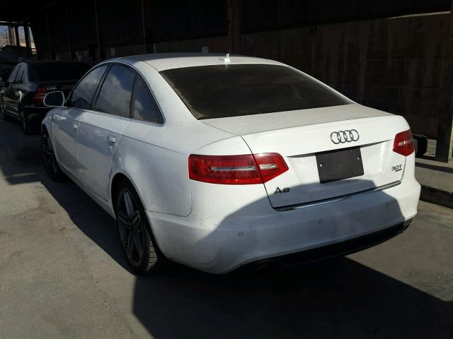 WAUKGAFB1BN059631 - 2011 AUDI A6 PRESTIG WHITE photo 3