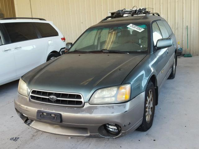 4S3BH806X17661323 - 2001 SUBARU LEGACY OUT GREEN photo 2