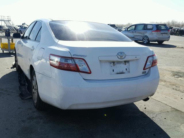 4T1BB46K69U095068 - 2009 TOYOTA CAMRY HYBR WHITE photo 3