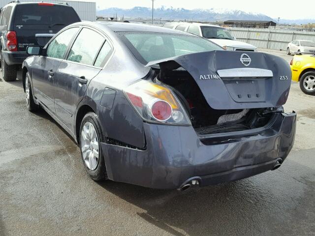 1N4AL2AP9CN529642 - 2012 NISSAN ALTIMA BAS GRAY photo 3