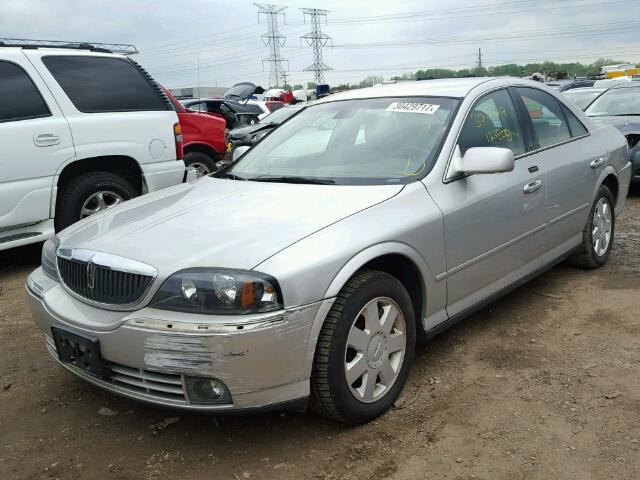 1LNHM86S04Y642722 - 2004 LINCOLN LS SILVER photo 2