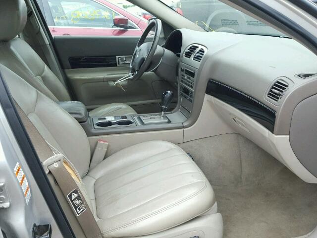 1LNHM86S04Y642722 - 2004 LINCOLN LS SILVER photo 5